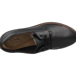 Clarks Snøresko*Stilfulde Lædersnøresko Sort