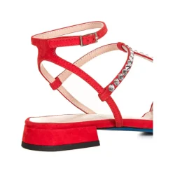 Loriblu Sandaler*Stilfulde Ruskindssandaler Rød