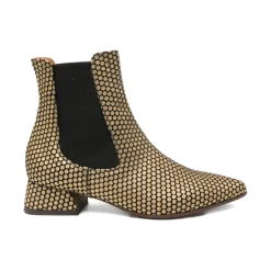 Chie Mihara Chelsea Boots*Stilfulde sko med HELIX Mongo hæl Gul