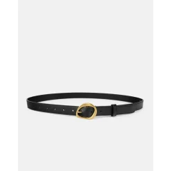 L37 Bælter*Stilfuldt fodtøj og tilbehørskollektion Sort