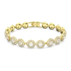 Swarovski Smykker*Stilfuldt d Angelic Armbånd Gul