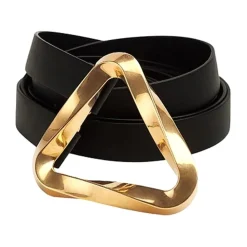 Bottega Veneta Bælter*Stilfuldt læderbælte Sort