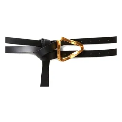 Bottega Veneta Bælter*Stilfuldt læderbælte Sort