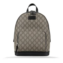 Gucci Rygsække*Stilfuldt læderrygsæk med logomotiv Multifarvet