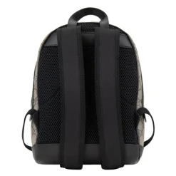 Gucci Rygsække*Stilfuldt læderrygsæk med logomotiv Multifarvet