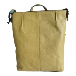 Gabs Rygsække*Stor læderrygsæk Shopper Vinaigrette Gul