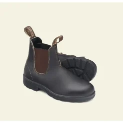 Blundstone Chelsea Boots*Stout Læder Elastik Støvler Brun