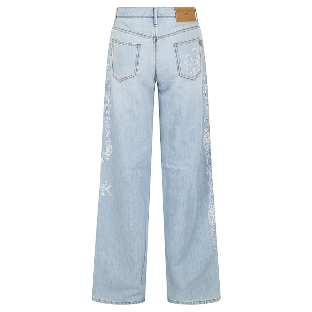 Ermanno Scervino Jeans*Straight Bukser Blå