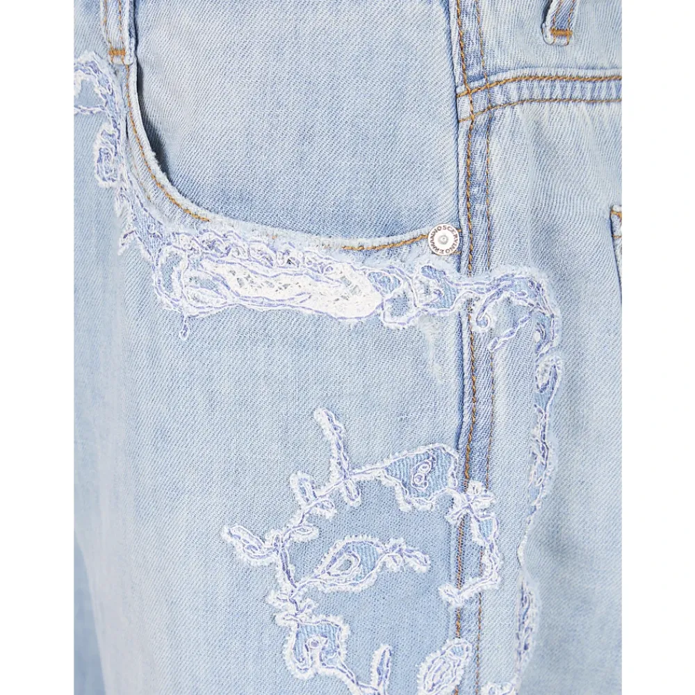 Ermanno Scervino Jeans*Straight Bukser Blå