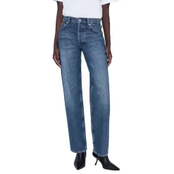 Anine Bing Jeans*Straight Jeans Blå