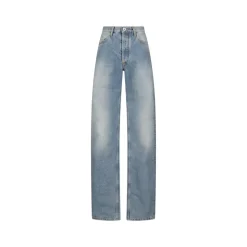 The Attico Jeans*Straight Leg Jeans Blå