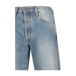 The Attico Jeans*Straight Leg Jeans Blå