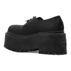 Balenciaga Snøresko*Strike Platform Derby Sort