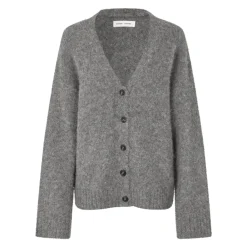 Samsøe Samsøe Striktrøjer & Sweatere*Strikket Cardigan Grå