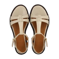 Angulus Sandaler*Stropsandal med ankelrem Beige