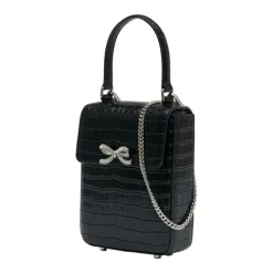 Self Portrait Bæltetasker*Struktureret Mini Taske Sort