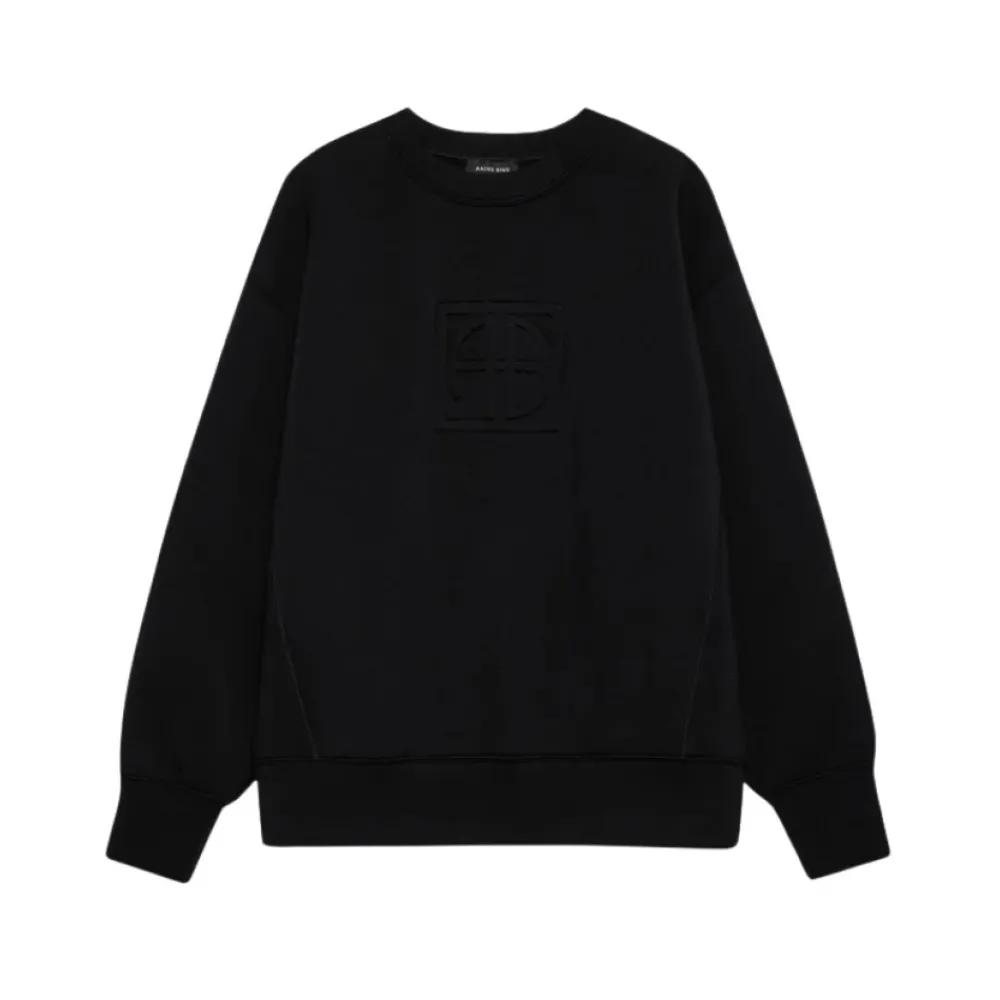 Anine Bing Sweatshirts|Striktrøjer & Sweatere*Sudadera Alto Sort