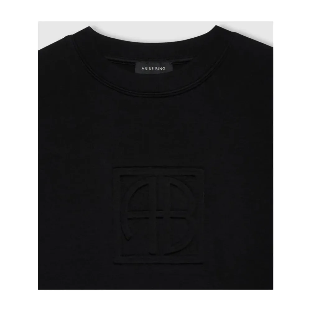 Anine Bing Sweatshirts|Striktrøjer & Sweatere*Sudadera Alto Sort