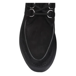 Saint Laurent Snøresko*Suede Derbies Snøresko Kvinder Sort