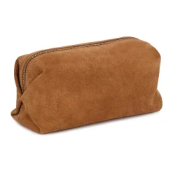 Kazar Toilettasker*Suede Kosmetiktaske Brun