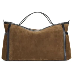 Dsquared2 Rejsetasker*Suede Weekend Holdall Taske Brun