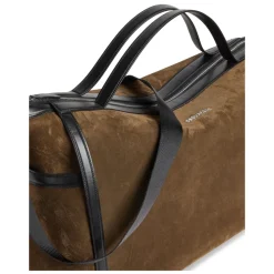 Dsquared2 Rejsetasker*Suede Weekend Holdall Taske Brun