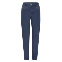 C.Ro Jeans*Suzanne Bukser med Lynlås Detalje Blå