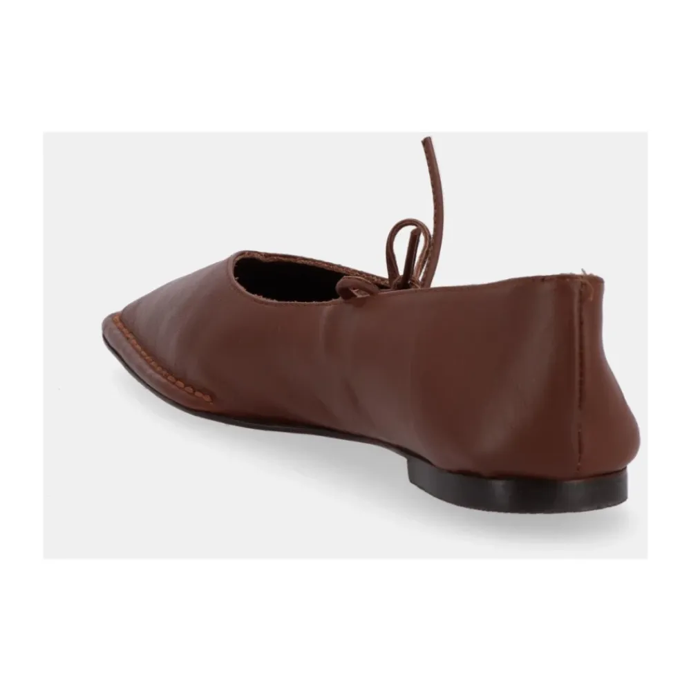 ALOHAS Ballerina Sko*Sway Ballerina-sko i læder Brun