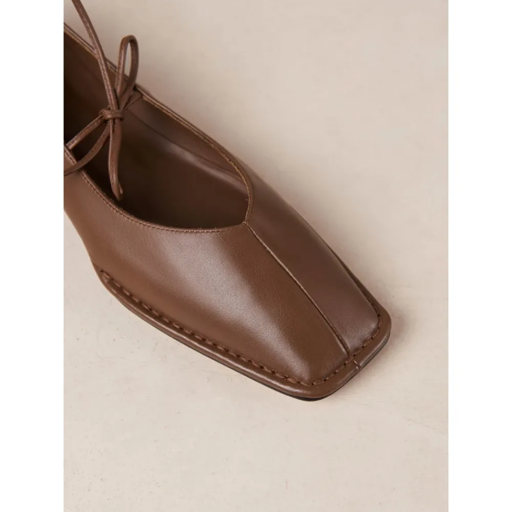 ALOHAS Ballerina Sko*Sway Ballerina-sko i læder Brun