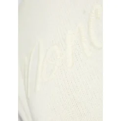 Moncler Sweatshirts*Sweater med broderet logo Beige