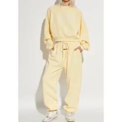 Fear Of God Sweatshirts*Sweatshirt med broderet logo Gul