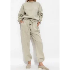 Fear Of God Sweatshirts*Sweatshirt med en kort stående krave Grå