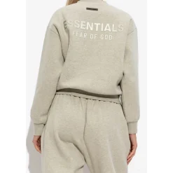 Fear Of God Sweatshirts*Sweatshirt med en kort stående krave Grå