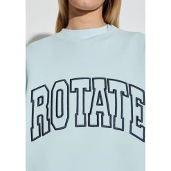 ROTATE Birger Christensen Sweatshirts*Sweatshirt med logo Blå