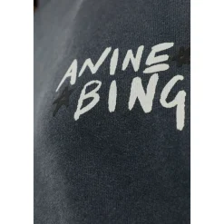 Anine Bing Sweatshirts*Sweatshirt med logo Grå