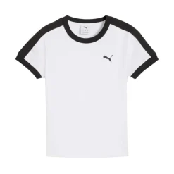PUMA T-Shirts*T7 Slim Tee Hvid