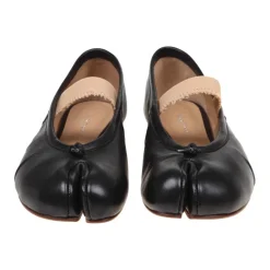 Maison Margiela Ballerina Sko*Tabi Elastic Band Ballerina Sort