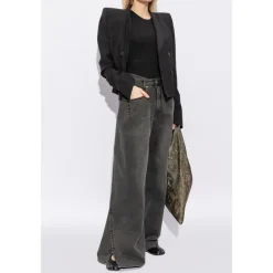 Maison Margiela Loafers*Tabi split-tå læder slides Sort