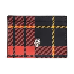 Alexander McQueen Punge & Kortholder*Tartan Card Holder Rød