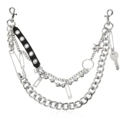 Marc Jacobs Tilbehør Til Tasker*Taske Kæde Grå