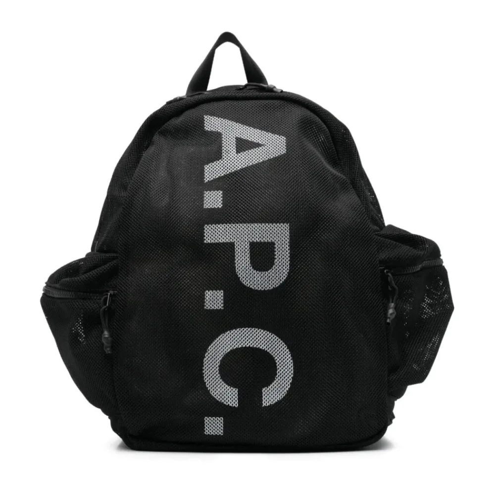 A.P.C. Rygsække*Tech Rebound Rygsæk Sort