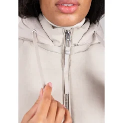 Duno Jakker*Teknisk pufferjakke med uld-effekt Beige