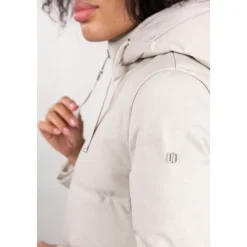 Duno Jakker*Teknisk pufferjakke med uld-effekt Beige