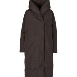 Basic Apparel Frakker*Tenna Shawl Krave Frakke - Chokolade Torte Brun