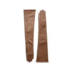 The Garment Handsker*TG Camel Elbow-Length Læderhandsker Brun