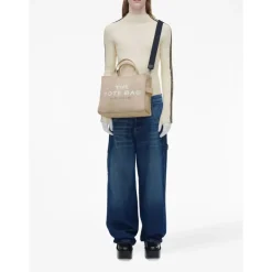 Marc Jacobs Indkøbstasker*The Canvas Medium Tote Bag Beige