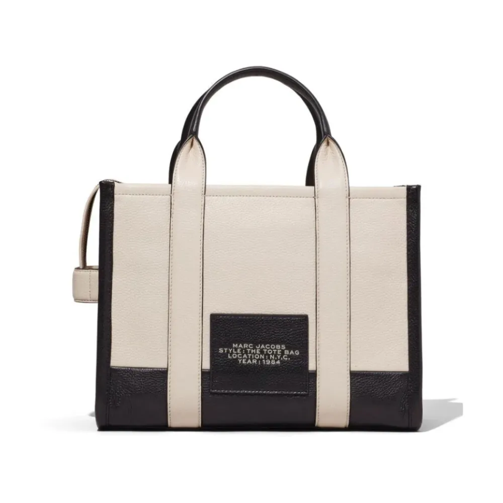 Marc Jacobs Indkøbstasker*The Colorblock Medium Tote Bag Beige