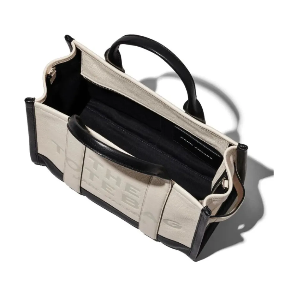 Marc Jacobs Indkøbstasker*The Colorblock Medium Tote Bag Beige