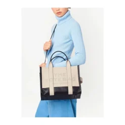 Marc Jacobs Indkøbstasker*The Colorblock Medium Tote Bag Beige