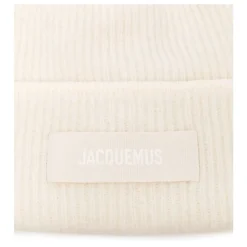 Jacquemus Huer & Kasketter*The Gros Grain Beanie Hvid